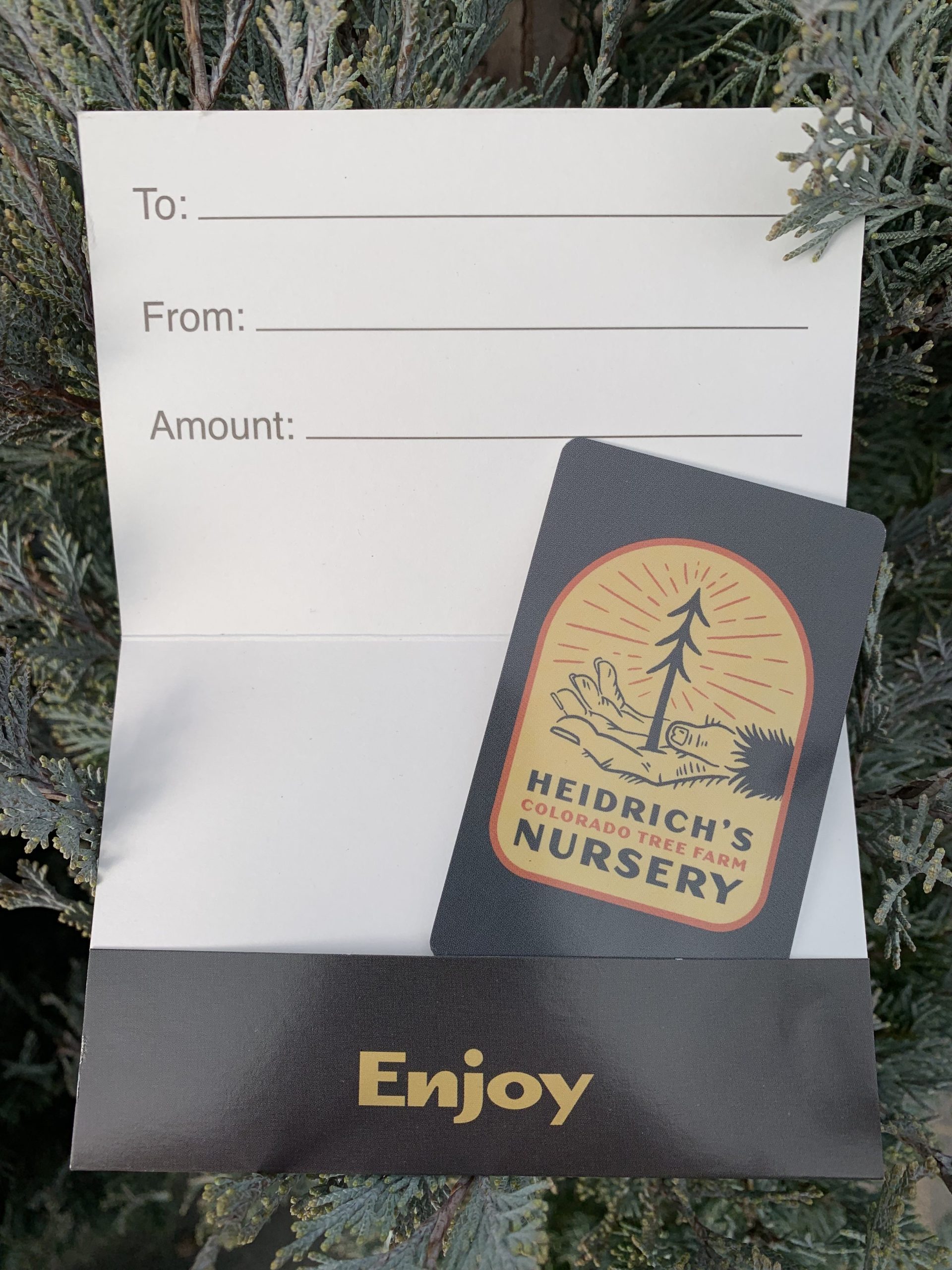 Heidrich’s nursery gift card